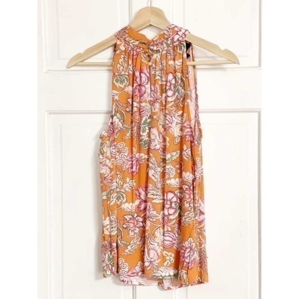 Rachel Rachel Roy Sleeveless Floral Print Top